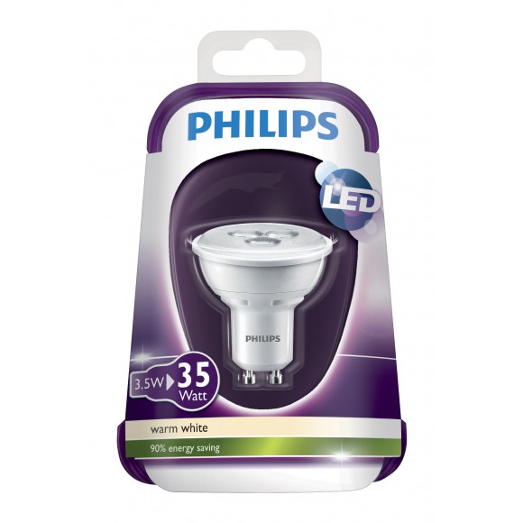 Philips LED Leuchtmittel 3,5W (35 W) GU10 WW 230V 36D ND/4-Spotleuchte-