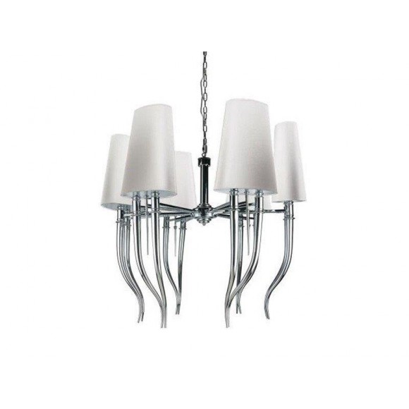 Azzardo AZ1389 Deckenleuchte Diablo 6 12x11W | E14 | IP20 - weiß, chrom