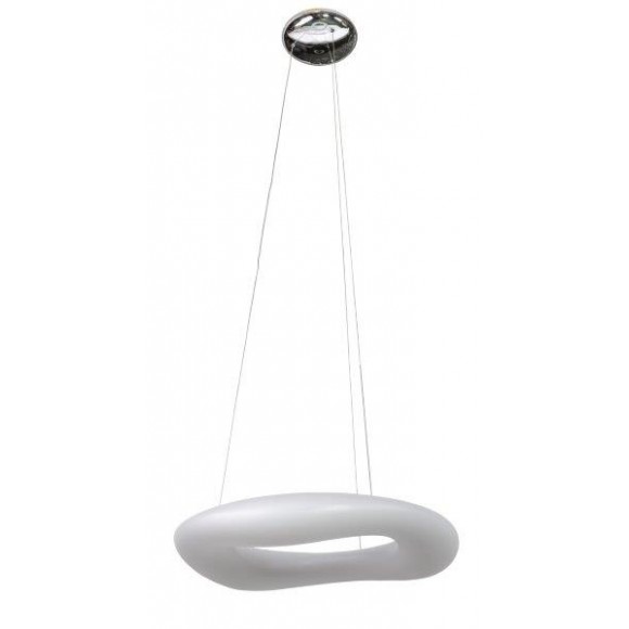 Azzardo AZ2673 LED Kronleuchter Donut Pendant 60 1x76W | 5440lm | 2700-6000K | IP20 | CCT - Fernbedienung, dimmbar, weiß