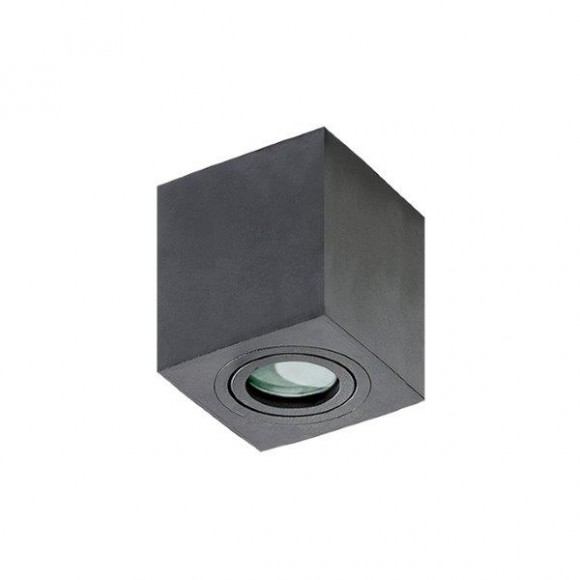 Azzardo AZ2878 Spotleuchte Brant Square 1x50W | GU10 | IP44 - schwarz