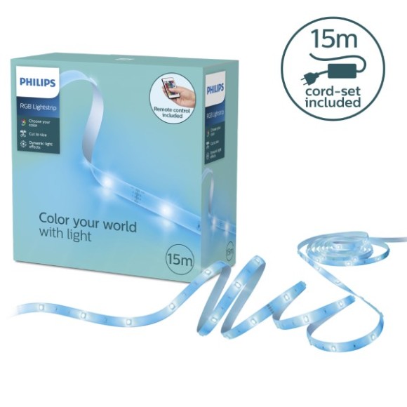 Philips 8720169322530 LED LED-Streifen LIGHTSTRIPS integrierte LED-Quelle | rgb - farbig | weiß