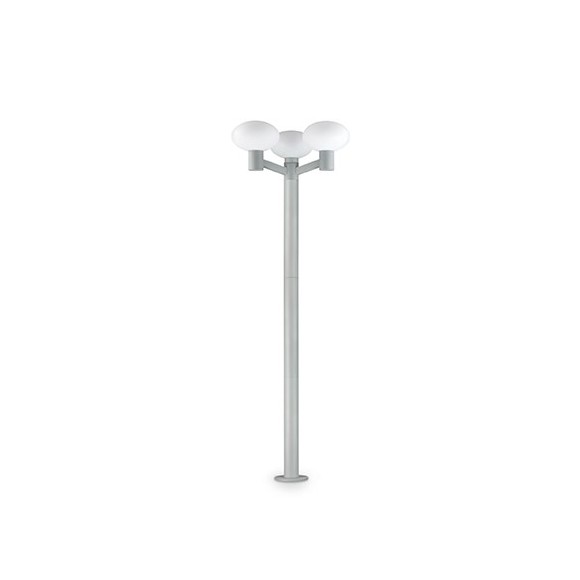 Ideal Lux 147406 Außenleuchte Armony 3x60W | E27 | IP44 - grau