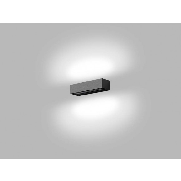 LED2 5131434 LED-Außenwandleuchte Beno 2x6W | 1000lm | 3000 K | IP65 - Anthrazit