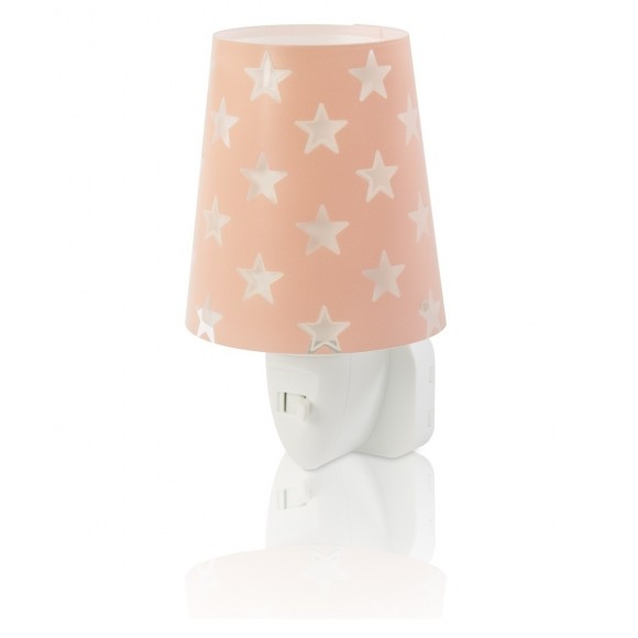 Dalber 81215S LED Kinderlampe Orientierungsleuchte Stars rosa 1x0,3W  - pink