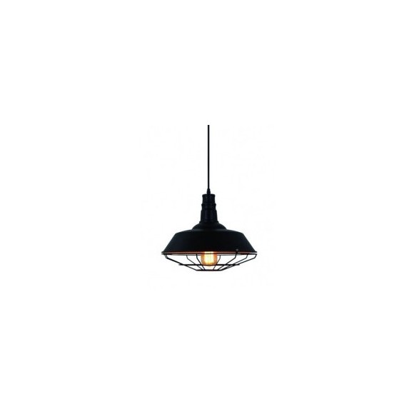 LEDKO 00345 Pendelleuchte 1x40W | E27 - schwarz