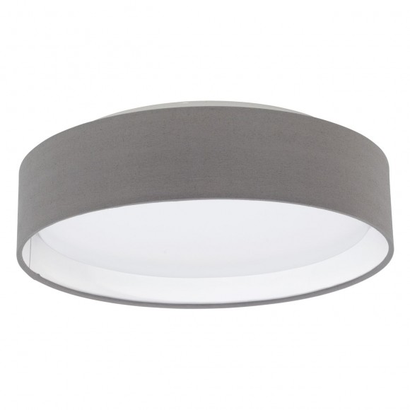 Eglo 31593 Paster Textilien Deckenleuchte 12W anthrazit-braun