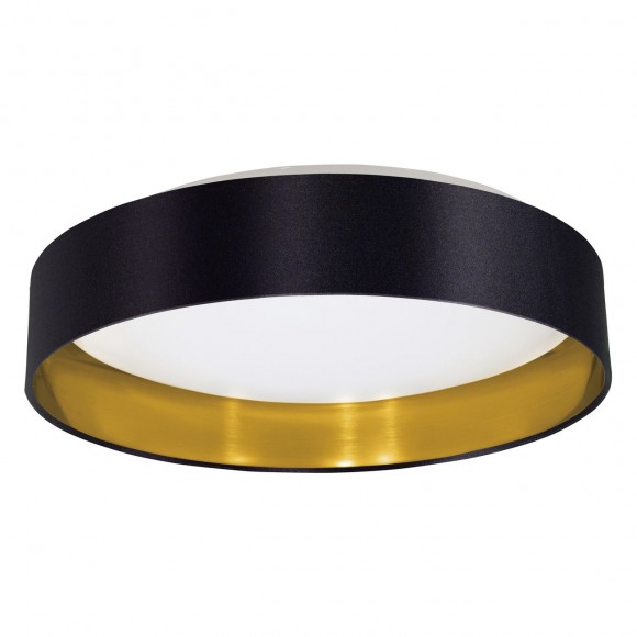 Eglo 31622 MASERLO Textilien Deckenleuchte 18W schwarz / gold