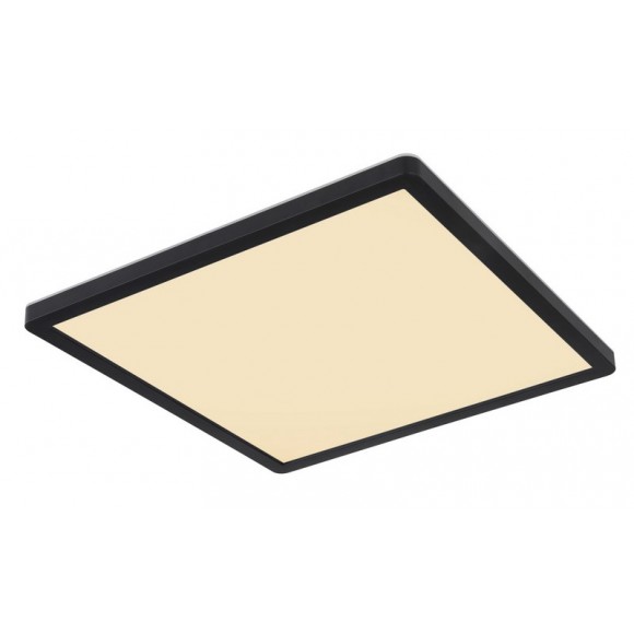 Globo 41563-24B LED-Deckenleuchte Sapana 1x24W | 2300lm | 3000K - Schaltdimmer, Memory-Funktion, opal, schwarz