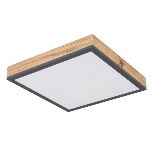 Globo 416080WD1 LED-Deckenleuchte Doro 1x12W | 800lm | 3000K - braun, schwarz, opal