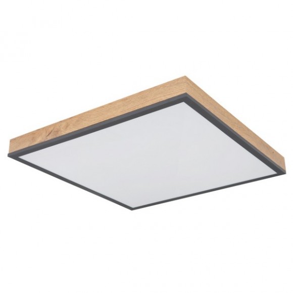 Globo 416080WD2 LED-Deckenleuchte Doro 1x24W | 1500lm | 3000K - braun, schwarz, opal