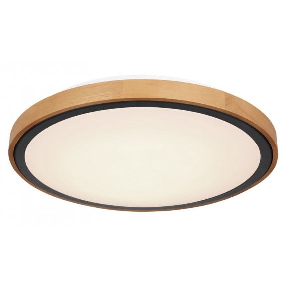 Globo 41764-24 LED-Deckenleuchte Bruno 1x24W | 1000lm | 3000-4500-6000K - opal, schwarz, braun