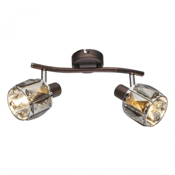 Globo 54357-2B Indiana 2x40W | E14 - schwarz, gold