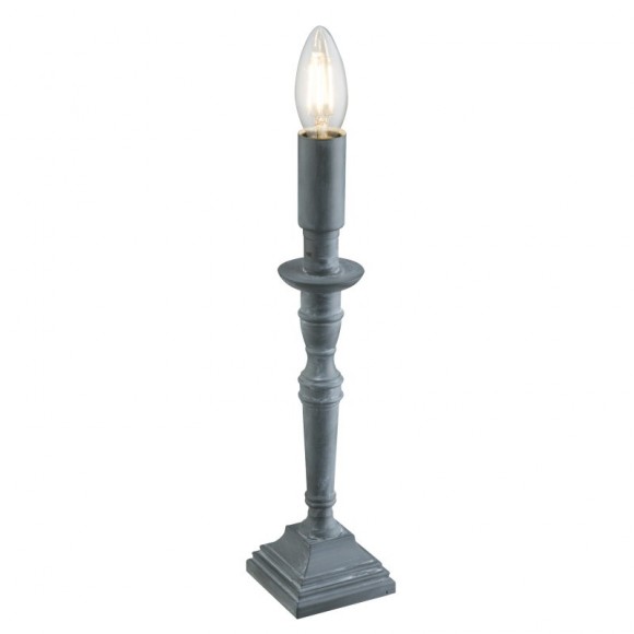 Globo 24704G Tischleuchte Carice 1x40W | E14 - grau