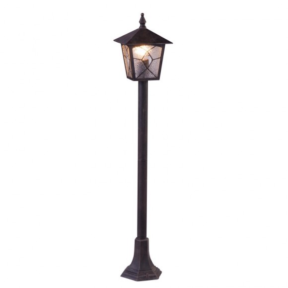 Globo 3128 Gartensäule Atlanta 1x60W | E27 | IP44 - schwarz