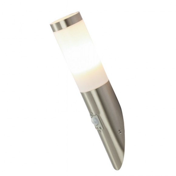 Globo 3157S LED Außenwandleuchte Boston mit Bewegungssensor 1x9W | E27 LED | 500L | 3000K | IP44 - opal