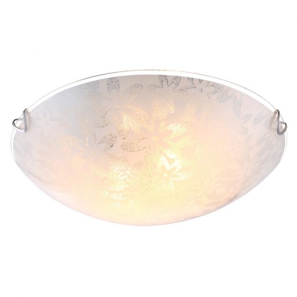 Globo 40463-2 Deckenleuchte Tornado 2x60W | E27 - satiniertes Glas, weiß