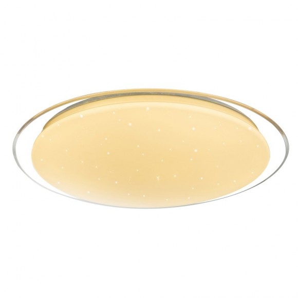 Globo 41315-24 LED Deckenleuchte Sajama 1x24W | 1600L | 3000-4500-6000K - Glitzereffekt, weiß