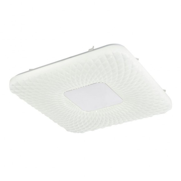 Globo 41343-24 LED Deckenleuchte Findus 1x24W | 100-1600lm | 3000K-6000K - Fernbedienung, dimmbar, Farbfixierung, Gedächtnisfunktion, Glitzereffekt, weiß, opal