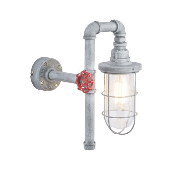 Globo 43001W Wandleuchte Bayuda 1x60W | E27 - grau