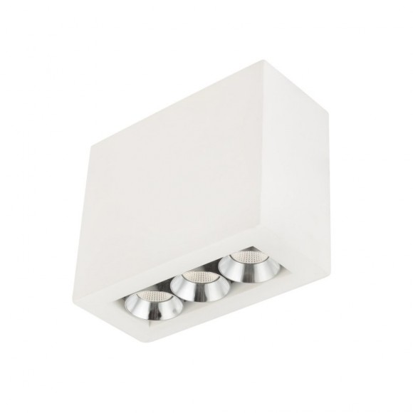 Globo 55010-3A LED Aufbauleuchte Christine 3x6,6W | 440L | 3000K - chrom, weiß