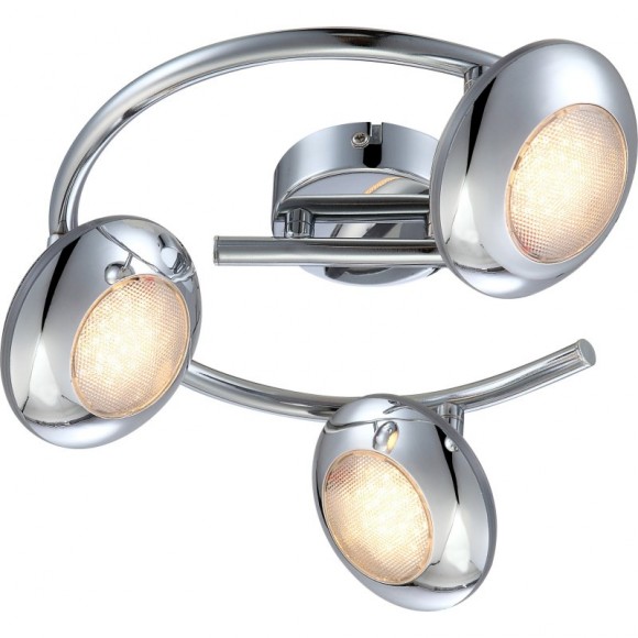 Globo 56217-3 LED Deckenleuchte Gilles 3x5W | 960lm | 3000K - chrom
