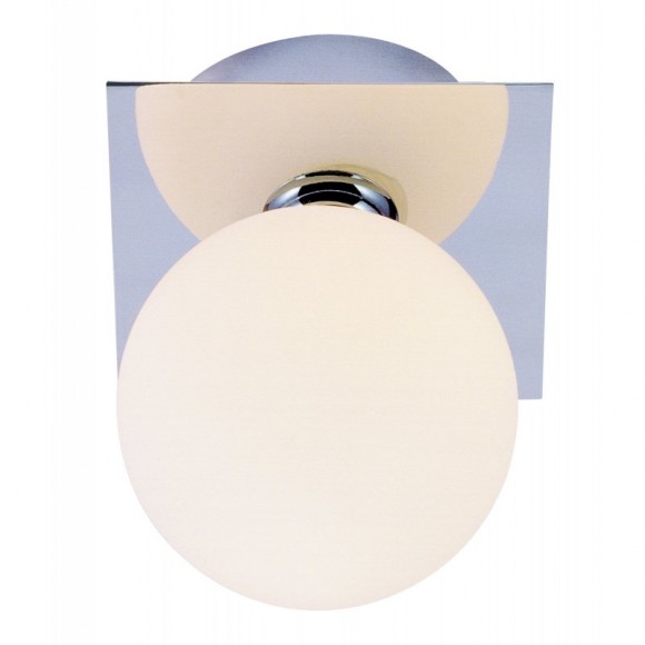 Globo 5663-1L LED Wandleuchte Cardiff 1x3W | 260L | G9 LED | 3000K | IP44 - chrom, opal