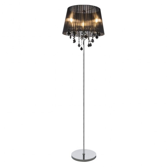 Globo 15028-3S Stehleuchte Lani 3x40W | E14 - schwarz