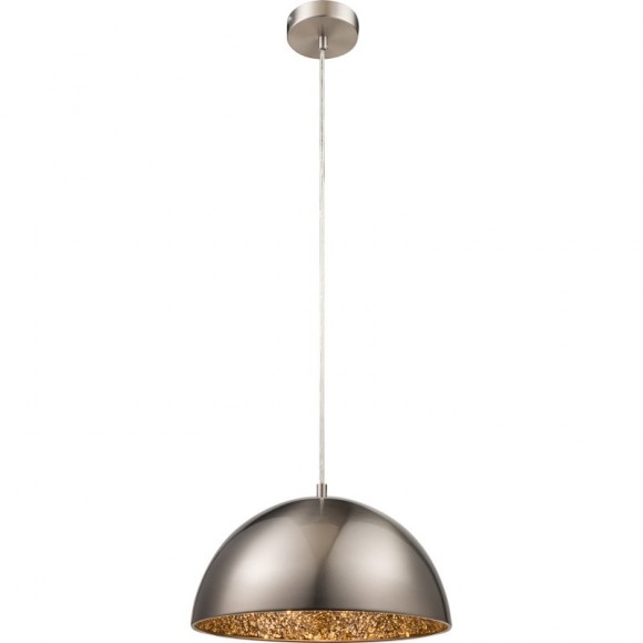 Globo 15166N Pendelleuchte Okko 1x60W | E27 - silber, Nickel, matt