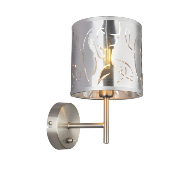 Globo 15360W Wandleuchte Nadi 1x40W | E14 - silber