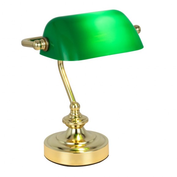 Globo 24917 Tischlampe Antike 1x25W | E14 - golden, grün