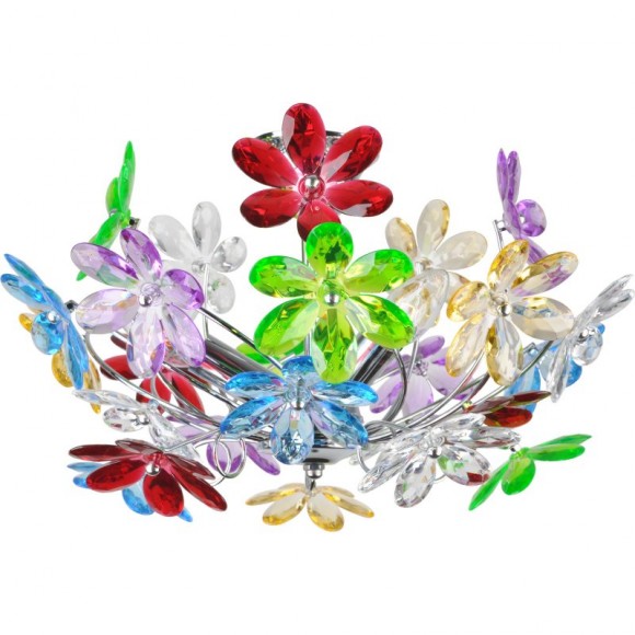 Globo 51530-3 Deckenleuchte Rainbow 3x40W | E14 - Regenbogenfarben