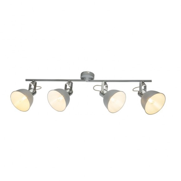 Globo 54640-4 Deckenaufbau Spotleuchte Gerda 4x25W | E14 - einstellbar grau