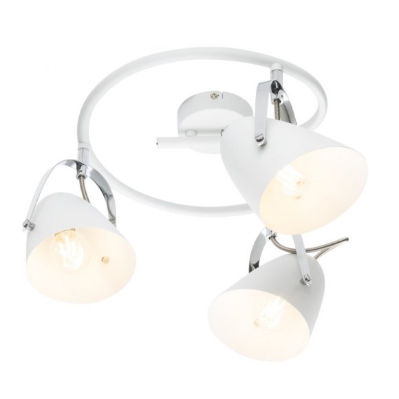 Globo 54654-3 Deckenleuchte Armeca 3x40W | E14 - einstellbar weiß