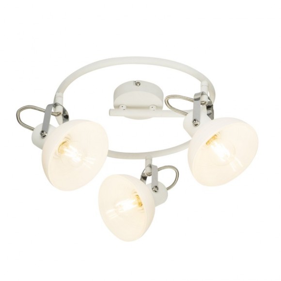 Globo 54657-3 Deckenleuchte Amory 3x40W | E14 - verstellbar, chrom, weiß