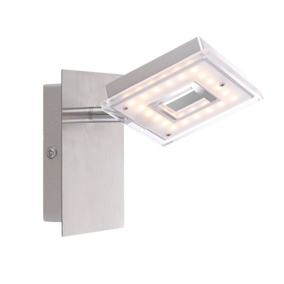 Globo 56138-1 LED Wandleuchte Kerstin 1x4W | 304L | 3000K - Nickel, matt