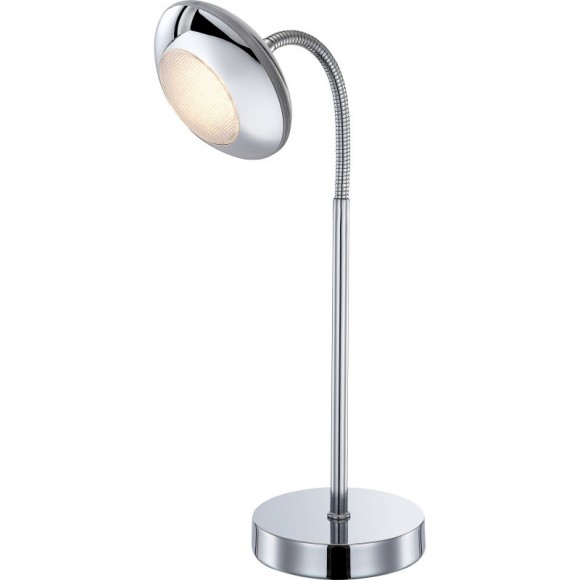Globo 56217-1T LED Tischlampe Gilles 1x5W | 320L | 3000K - Schwanenhals, chrom