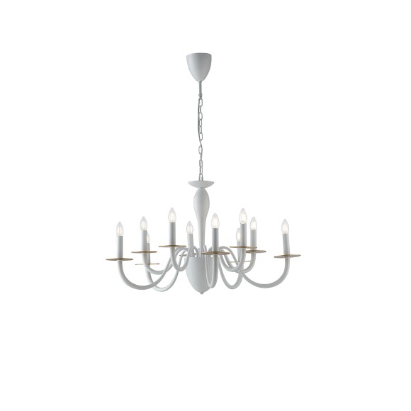 Luce Ambiente Design I-ARMSTRONG/10 BCO Pendelleuchte ARMSTRONG E14 | weiß