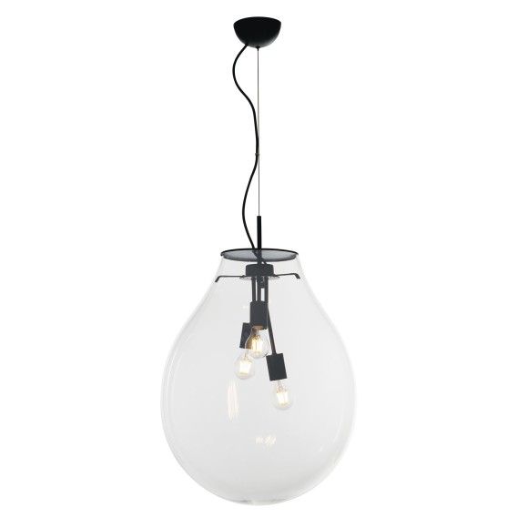Luce Ambiente Design I-AZUMA-S48 Pendelleuchte AZUMA | 3×60W E27 | Seilleuchte