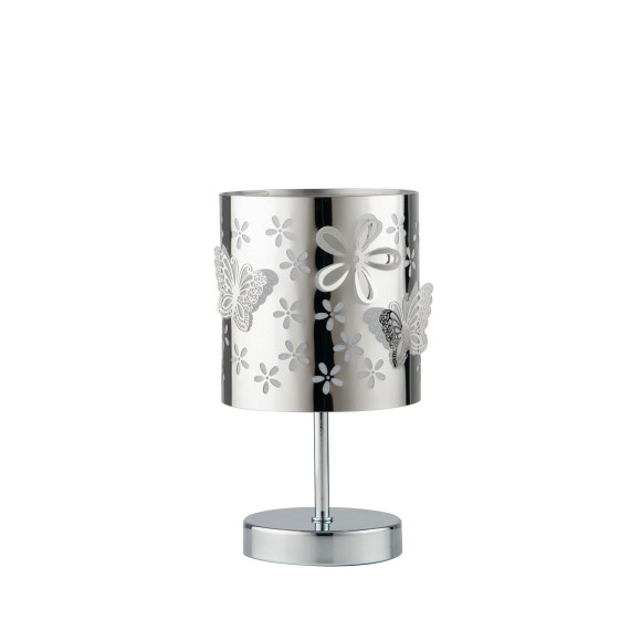 Luce Ambiente Design I-BUTTERFLY/L Tischlampe BUTTERFLY | 1×60W E14 | mit Schalter | chrom