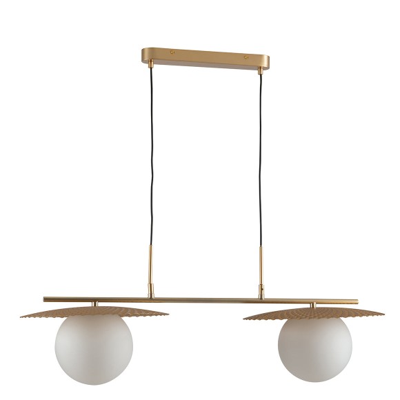 Luce Ambiente Design I-CHAPLIN-S2 ORO Pendelleuchte CHAPLIN | 2×60W E27 | gold