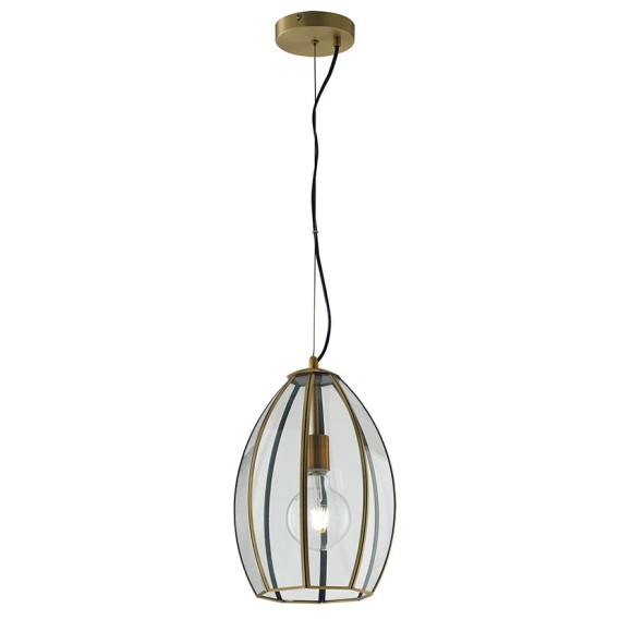 Luce Ambiente Design I-CHESTER-M Pendelleuchte CHESTER | 1×60W E27 | Seilleuchte