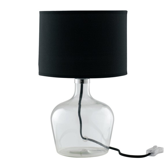 Luce Ambiente Design I-HENDRIX-L NER Tischlampe HENDRIX | 1×60W E27 | mit Schalter | schwarz