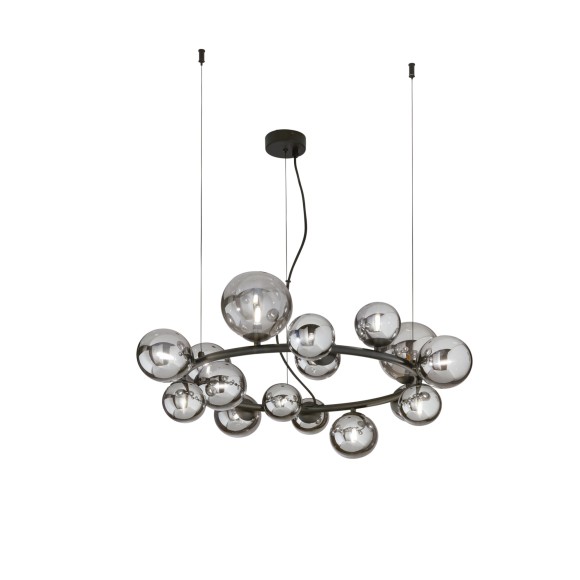 Luce Ambiente Design I-HONEY-S16-NER Pendelleuchte HONEY G9 | Seilleuchte | schwarz