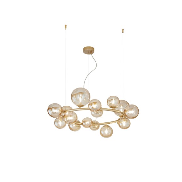 Luce Ambiente Design I-HONEY-S16 Pendelleuchte HONEY G9 | Seilleuchte | gold