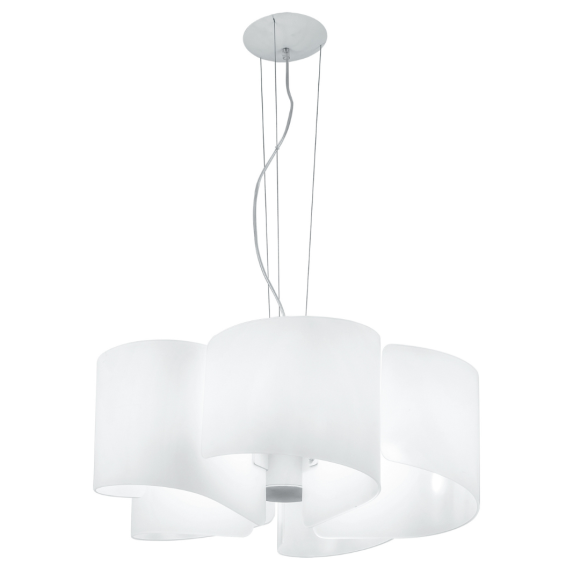 Luce Ambiente Design I-IMAGINE-S5 Pendelleuchte IMAGINE | 5×60W E27 | Seilleuchte | weiß