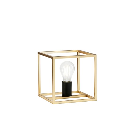 Luce Ambiente Design I-KIMERA-L1 Tischlampe KIMERA | 1×60W E27 | mit Schalter | schwarz | gold