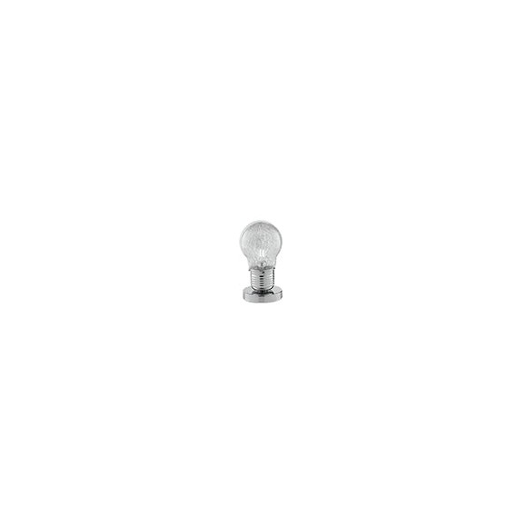 Luce Ambiente Design I-LAMPD/LUME Tischlampe LAMPD E14 | mit Schalter | chrom