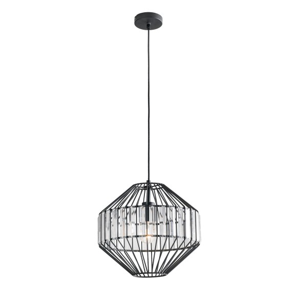 Luce Ambiente Design I-OPIUM-S1 C Pendelleuchte OPIUM | 1×60W E27 | schwarz
