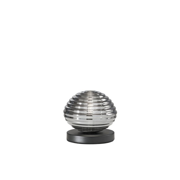 Luce Ambiente Design I-RIPPLE-L18-NER Tischlampe RIPPLE | 1×60W E27 | mit Schalter | schwarz