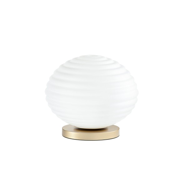 Luce Ambiente Design I-RIPPLE-L32-ORO Tischlampe RIPPLE | 1×60W E27 | mit Schalter | gold